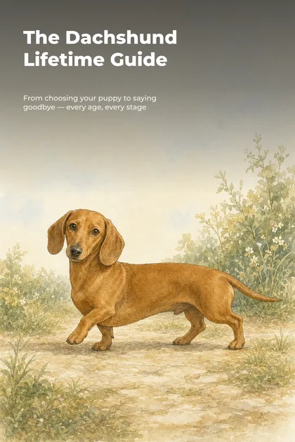 Cover of The Dachshund Lifetime Guide — not published yet