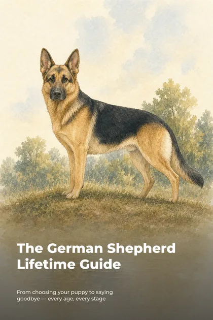 Cover of The German Shepherd Lifetime Guide — not published yet