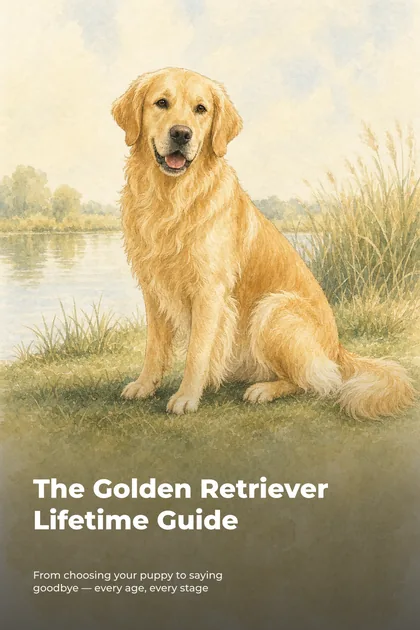 Cover of The Golden Retriever Lifetime Guide — not published yet